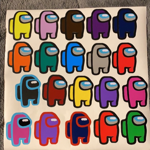 Other - Among us stickers - permanent, waterproof vinyl